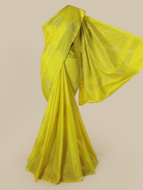 

Pothys Lime Green Woven Design Saree