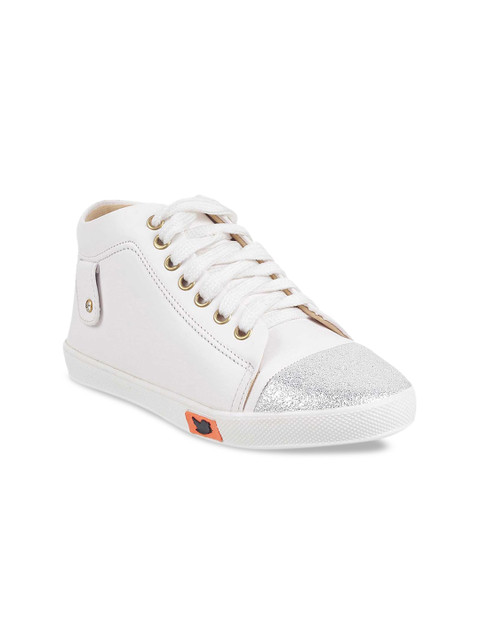 

WALKWAY Women White Sneakers Casual Shoes