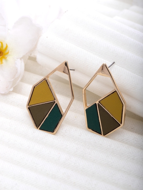 

CRZ Multicoloured Contemporary Drop Earrings, Multi