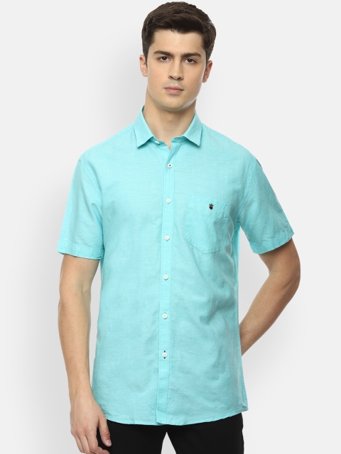 

Louis Philippe Sport Men Blue Slim Fit Solid Casual Shirt