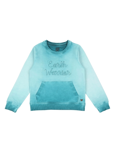 

Ed-a-Mamma Kids Blue Printed Sweatshirt