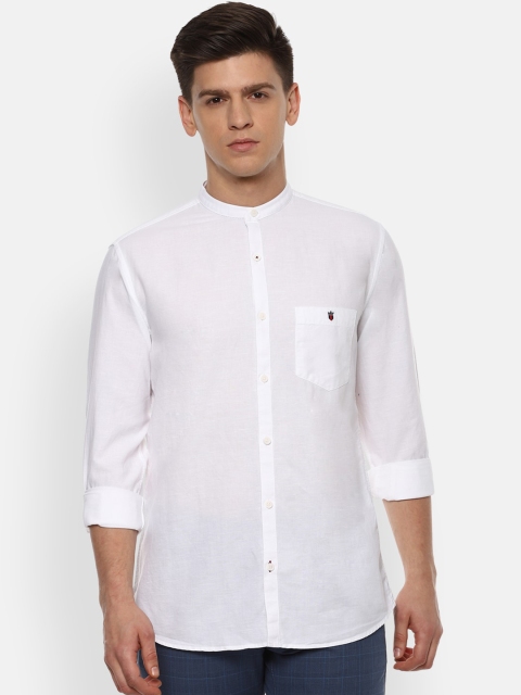 

Louis Philippe Sport Men White Slim Fit Solid Casual Shirt