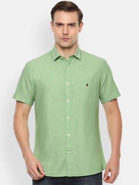 

Louis Philippe Sport Men Green Slim Fit Solid Casual Shirt