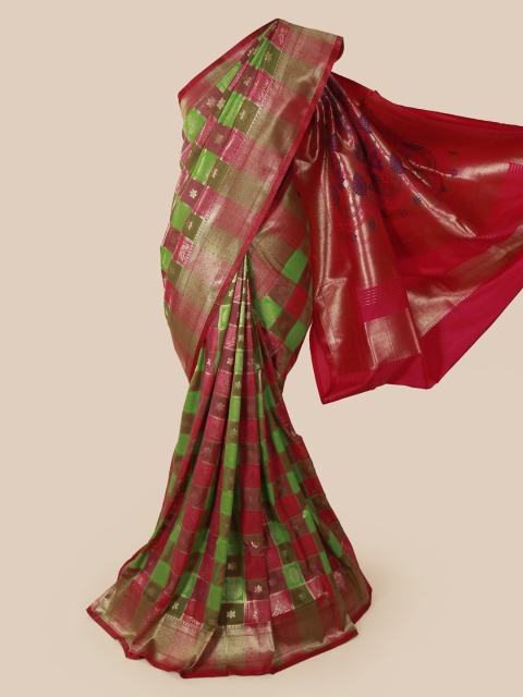 

Pothys Multicoloured Woven Design Art Silk Saree, Multi