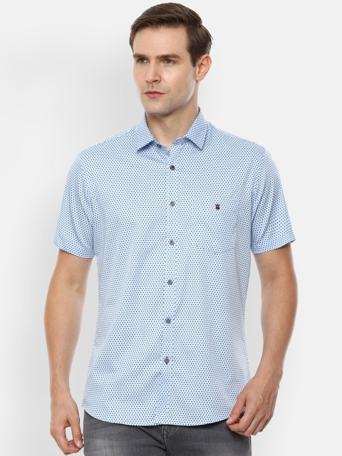

Louis Philippe Sport Men Blue Slim Fit Printed Casual Shirt