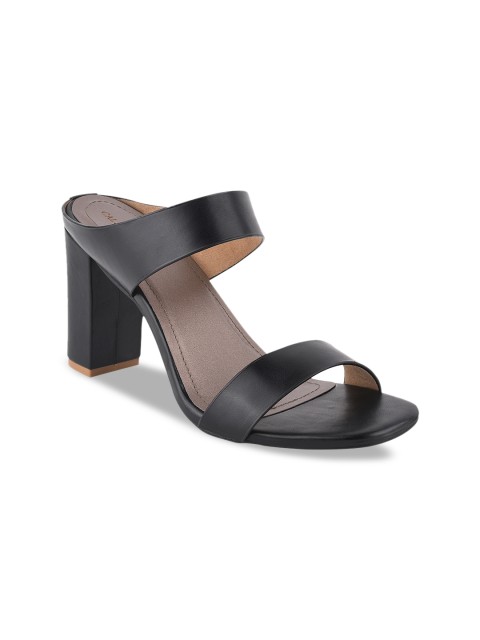 

CALZADO Women Black Solid Block Heels