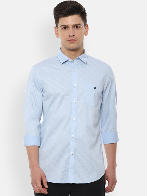 

Louis Philippe Sport Men Blue Slim Fit Solid Casual Shirt