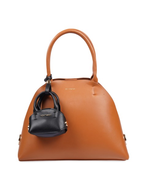 

HEATWAVE Brown Solid Handheld Bag