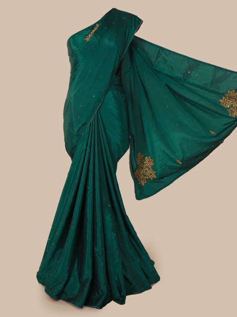 

Pothys Green & Golden Art Silk Woven Design Saree