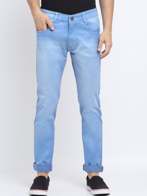 

Rodamo Men Blue Slim Fit Mid-Rise Clean Look Stretchable Jeans