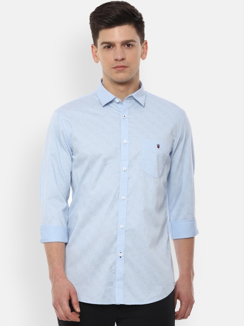 

Louis Philippe Sport Men Blue Slim Fit Printed Casual Shirt