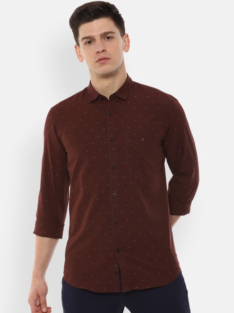 

Louis Philippe Sport Men Brown Slim Fit Printed Casual Shirt