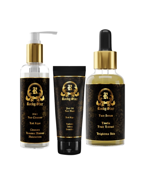 

Rocky Star Women Black Complete Skin Routine, Off white