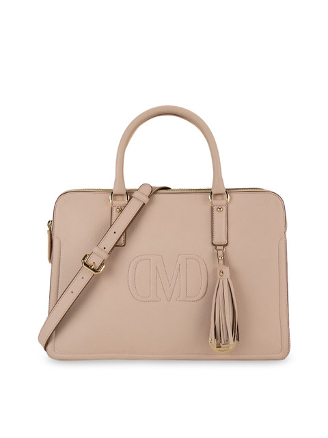 

Da Milano Pink Solid Handheld Bag