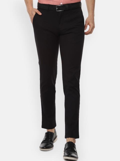 

Louis Philippe Sport Men Black Slim Fit Solid Regular Trousers