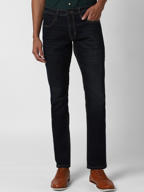 

Peter England Casuals Men Blue Tapered Fit Mid-Rise Clean Look Jeans