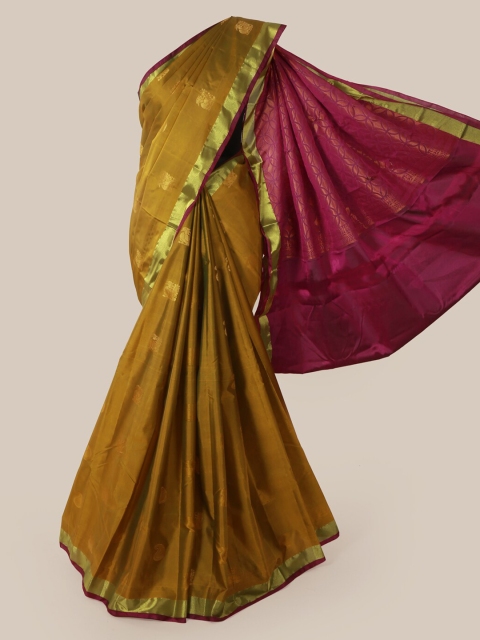 

Pothys Olive Green Woven Design Pure Silk Saree
