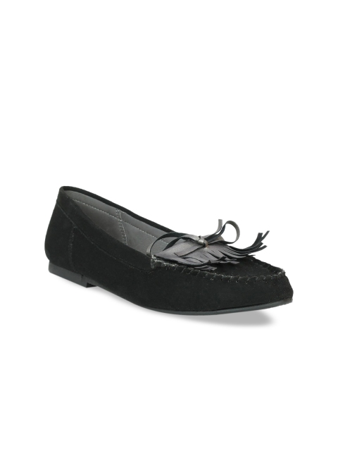 

Inc 5 Women Black Solid Ballerinas