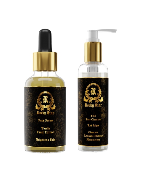 

Rocky Star Face Serum & Cleanser Combo, Brown