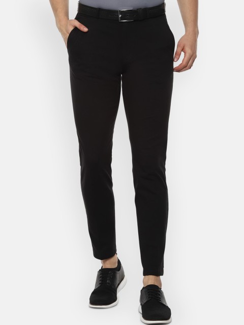 

Louis Philippe Sport Men Black Slim Fit Solid Regular Trousers