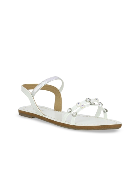 

Inc 5 Women White Embellished Sandals