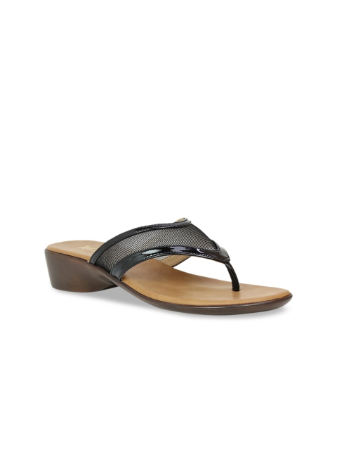 

Inc 5 Women Black Solid Sandals