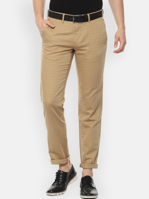 

Louis Philippe Sport Men Khaki Slim Fit Checked Chinos