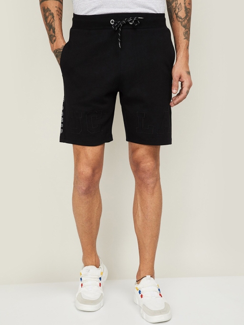 

UCLA Men Black Printed Regular Fit Regular Shorts