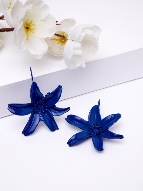 

AVANT-GARDE PARIS Navy Blue Contemporary Drop Earrings