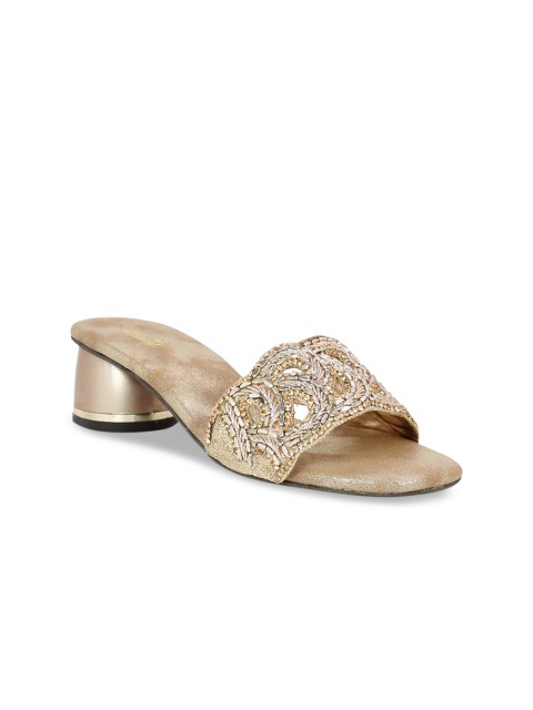 

Inc 5 Women Rose Gold Embellished Sandals