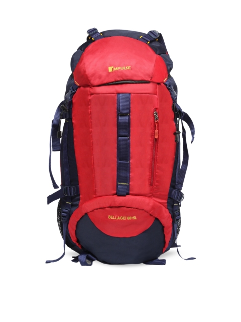 

Impulse Unisex Red Solid Bellagio 65 Litres Waterproof Rucksack