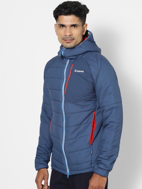 

Simond By Decathlon Men Teal Blue Solid Insulator Hooded Padded Jacket