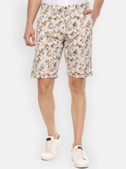 

Louis Philippe Mens Pink Cotton Shorts
