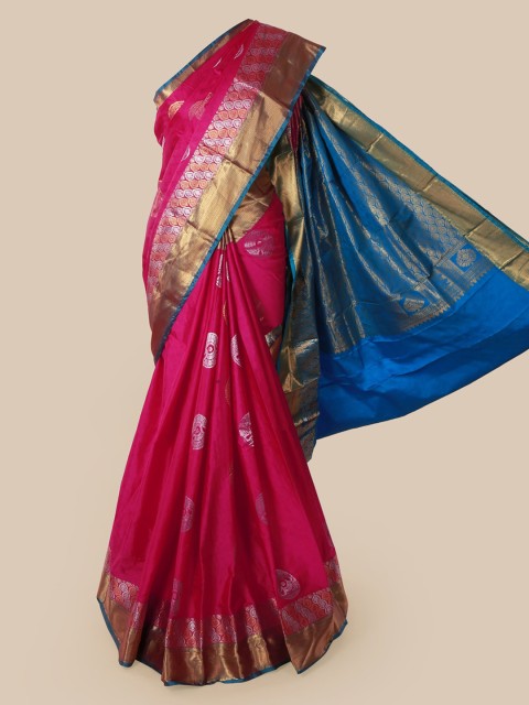 

Pothys Pink Woven Design Pure Silk Saree