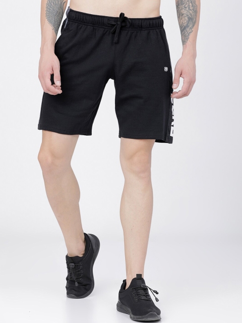 

Ecko Unltd Men Black Solid Slim Fit Regular Shorts