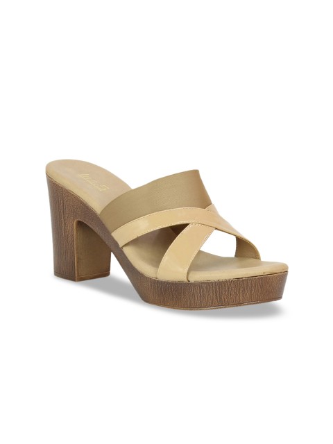

Inc 5 Women Beige Solid Sandals