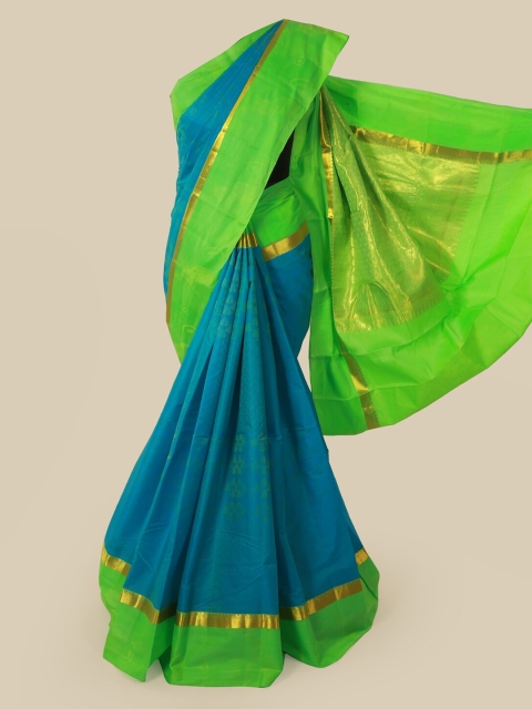 

Pothys Blue Printed Pure Silk Saree