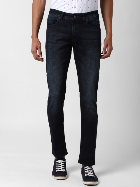 

Peter England Casuals Men Navy Blue Skinny Fit Mid-Rise Clean Look Jeans