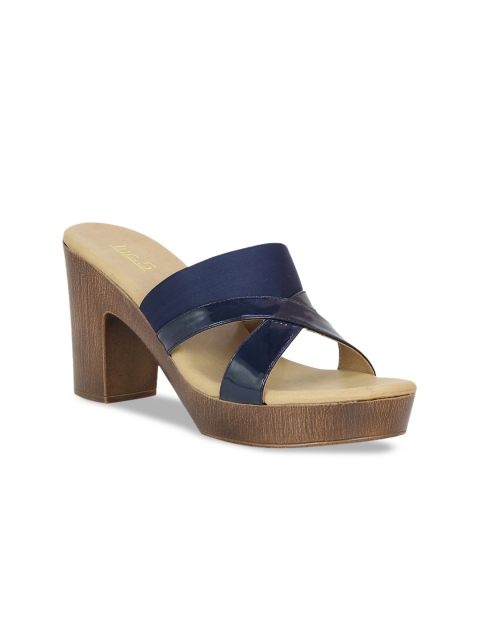

Inc 5 Women Navy Blue Solid Heels