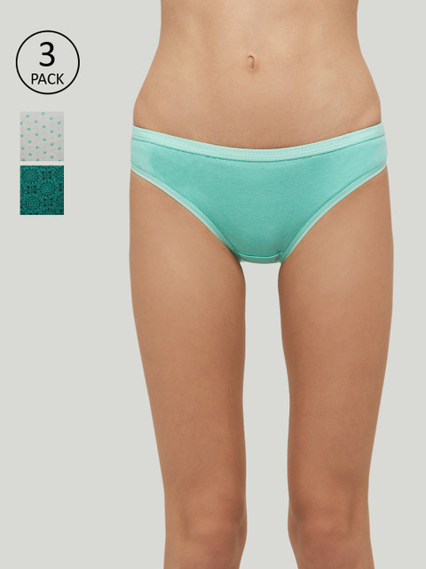 

max Women Pack Of 3 Assorted Basic Briefs-NOOSSU21BK01