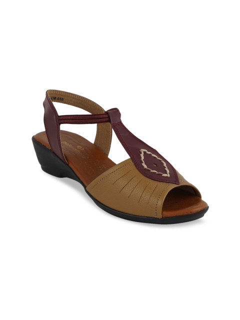 

pelle albero Women Multicoloured Colourblocked Sandals, Multi