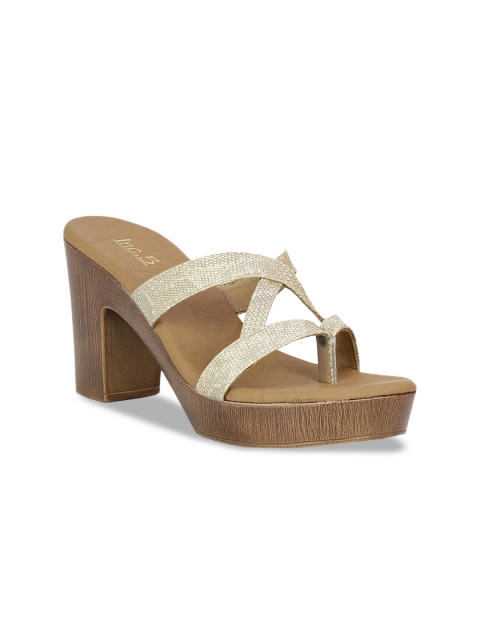 

Inc 5 Women Beige Woven Design Sandals