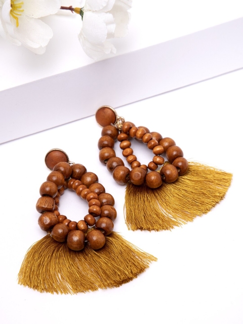 

AVANT-GARDE PARIS Brown Contemporary Drop Earrings
