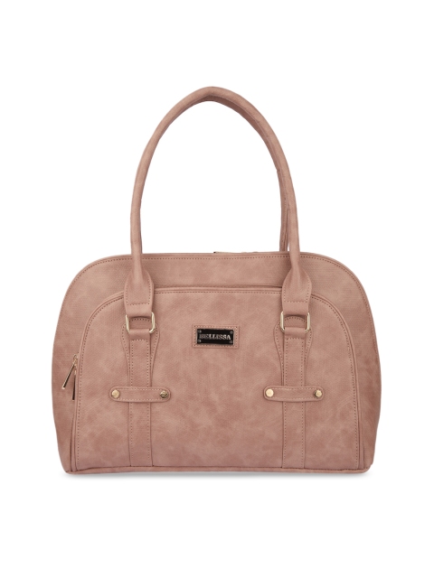 

Bellissa Nude-Coloured Solid Handheld Bag