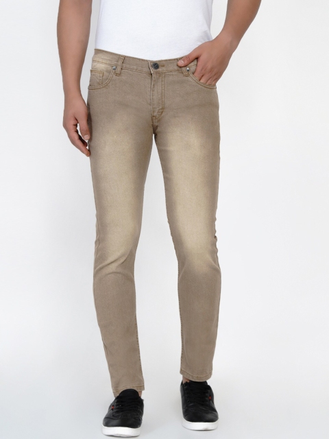 

Dais Men Khaki Slim Fit Mid-Rise Clean Look Stretchable Jeans