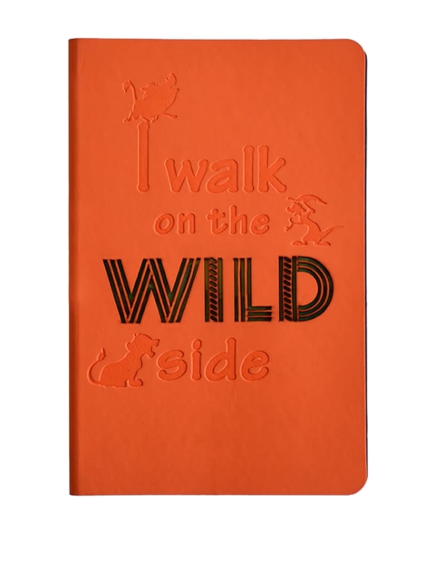 

Doodle Orange Blind Deboss Lion King Wild Diary