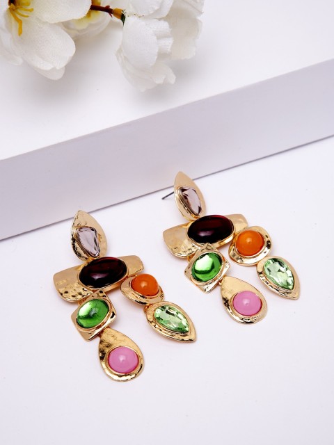 

AVANT-GARDE PARIS Multicoloured Contemporary Drop Earrings, Multi
