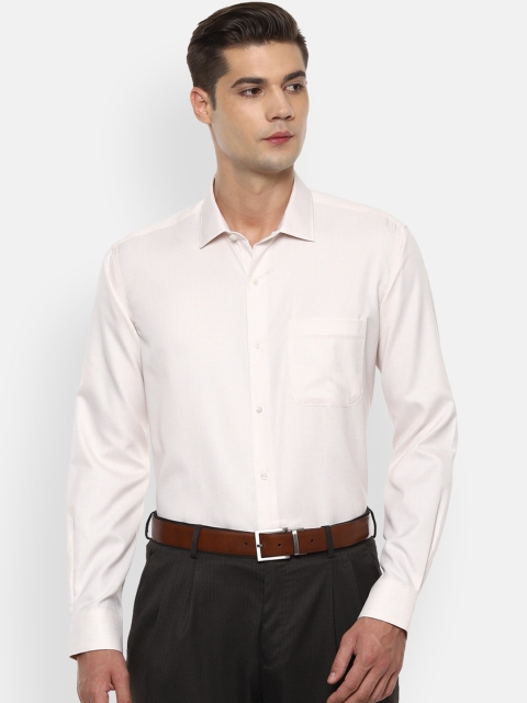 

Van Heusen Men Off-White Regular Fit Printed Formal Shirt