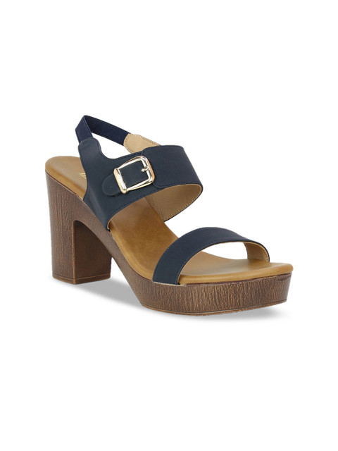 

Inc 5 Women Blue Solid Sandals