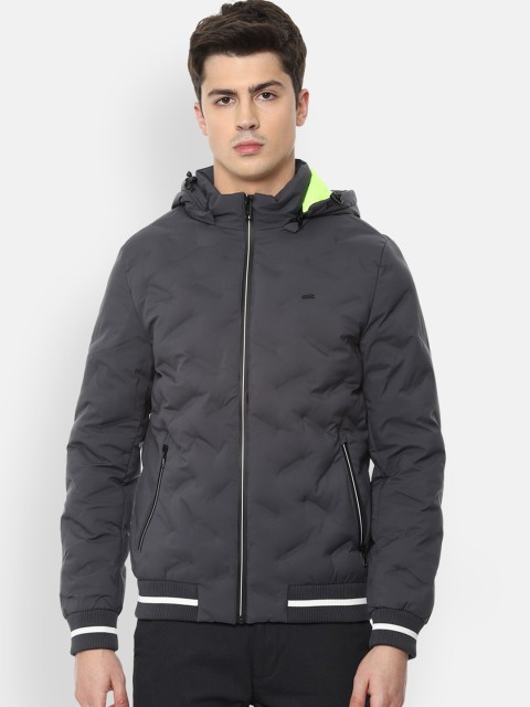 

Van Heusen Sport Men Grey Printed Bomber